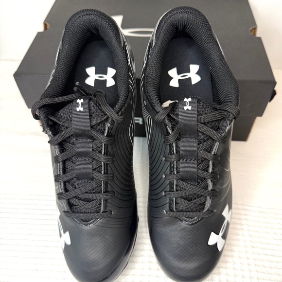 Under Armour  Kids Speed Phantom Jr. Football Cleats, Balck, 6Y - Picture 2 of 7